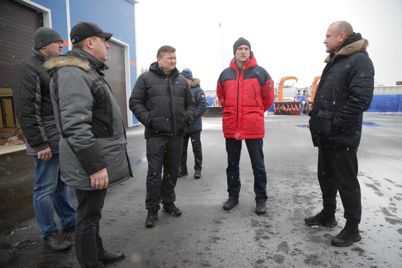 Алексей Беляев осмотрел новую базу ГБУ "Автомобильные дороги СВАО"