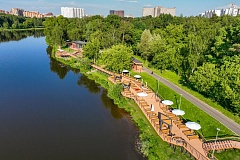 В СВАО обустроили две зоны отдыха у воды 
